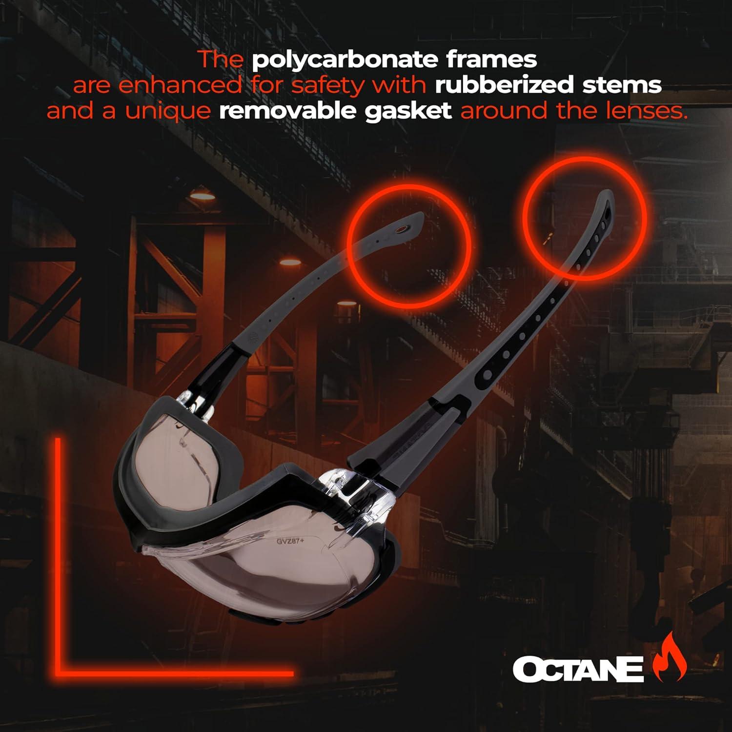 Gafas de Seguridad Global Vision Octane con Lente Única