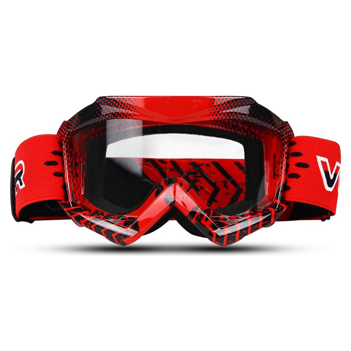 Gafas de Goggle para Motocicleta June Sports KG004 - Rojo