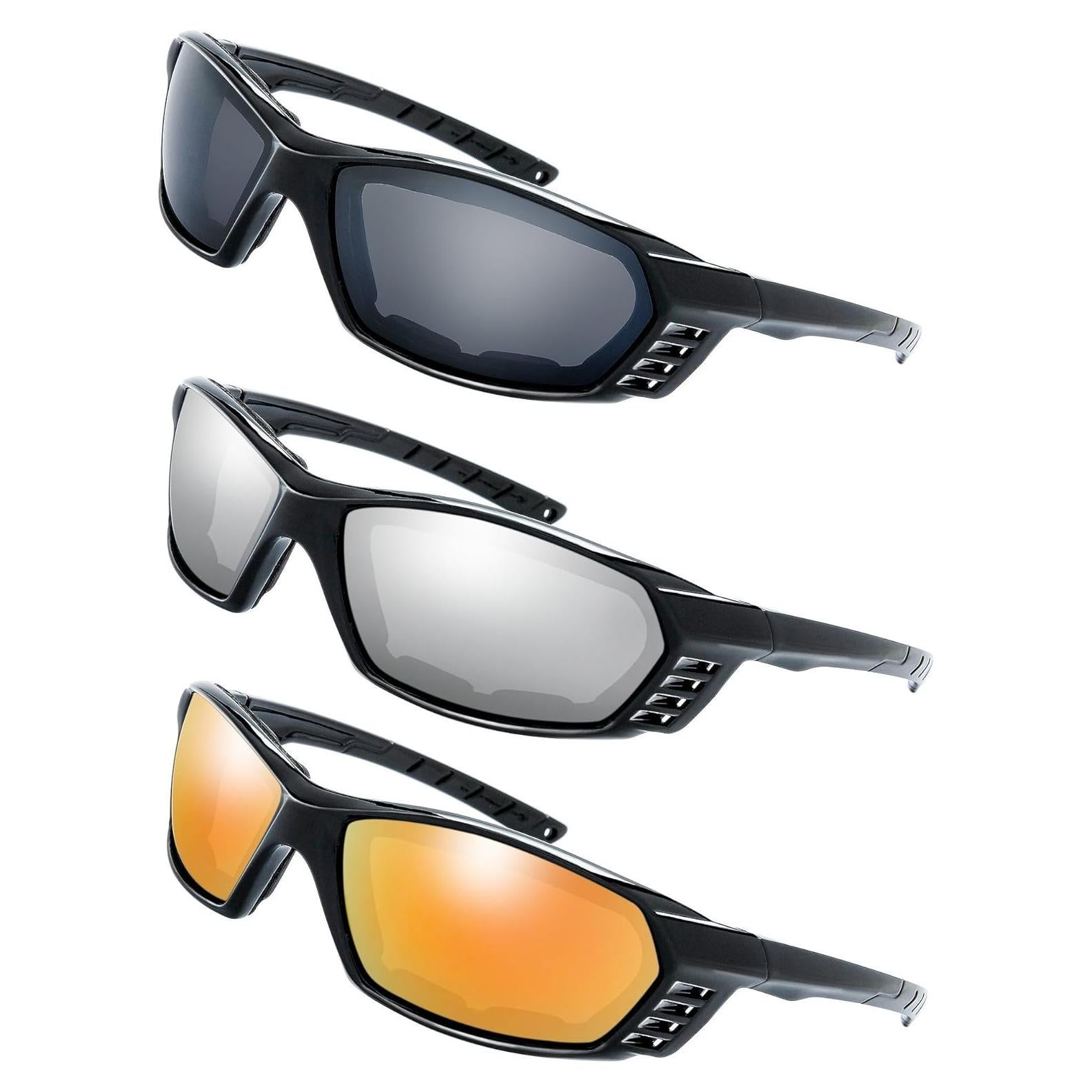 Gafas de Motocicleta The Fresh con Lentes UV400 - 3 Pares