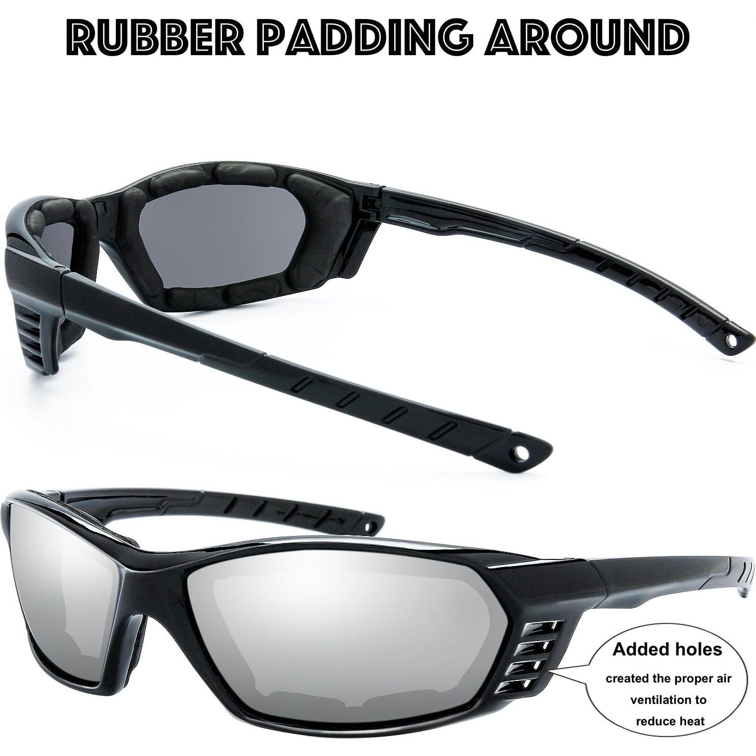 Gafas de Motocicleta The Fresh con Lentes UV400 - 3 Pares