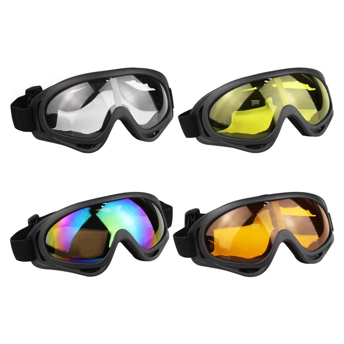 Gafas de Esquí AOUTACC UV400 4 Paquete Protección Impacto