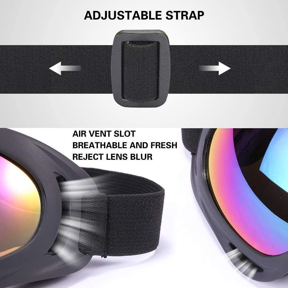 Gafas de Esquí Anti-reflejo Primera Elección UV 400 Rojo