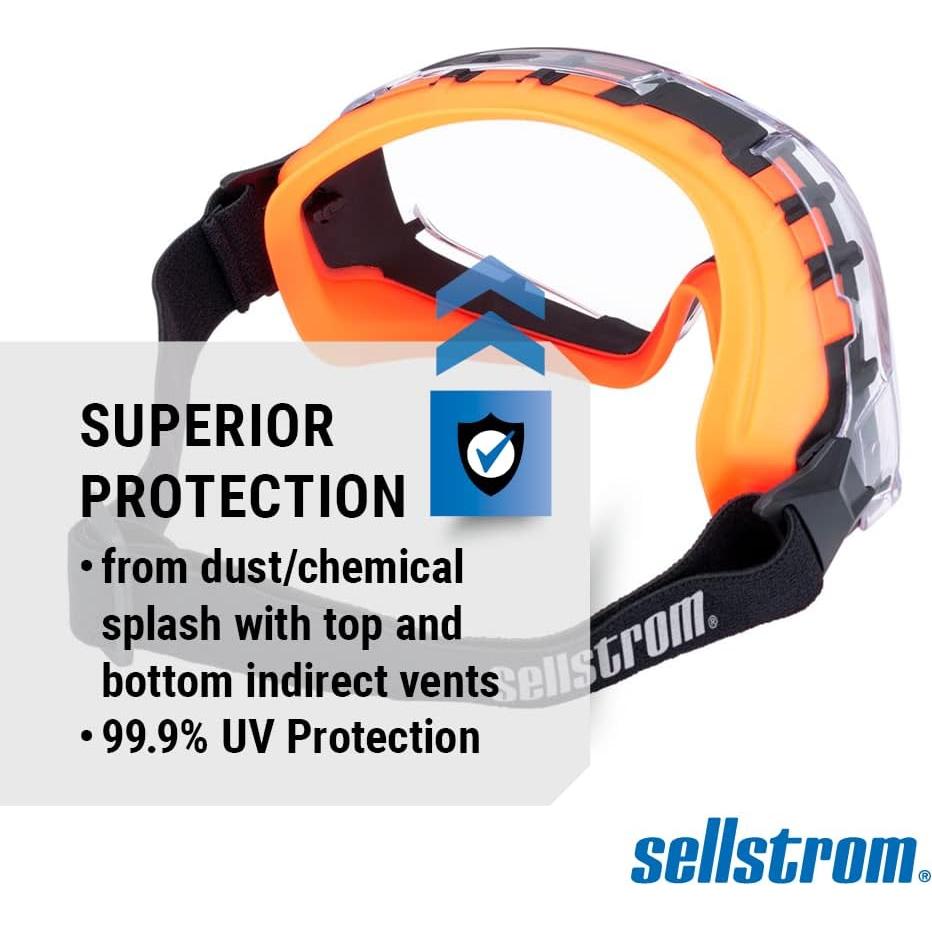 Gafas de Seguridad Sellstrom GM510 - Antiempañante y UV