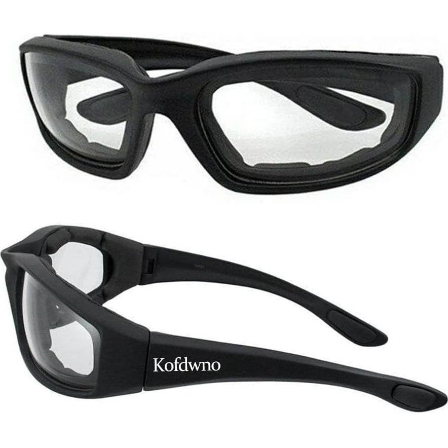 3 Pares de Gafas de Motocicleta UV Anti-Viento y Polvo
