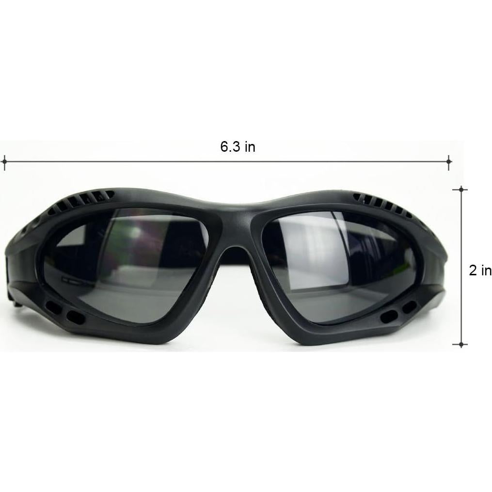 Gafas de sol tácticas militares Binboll UV protección negra