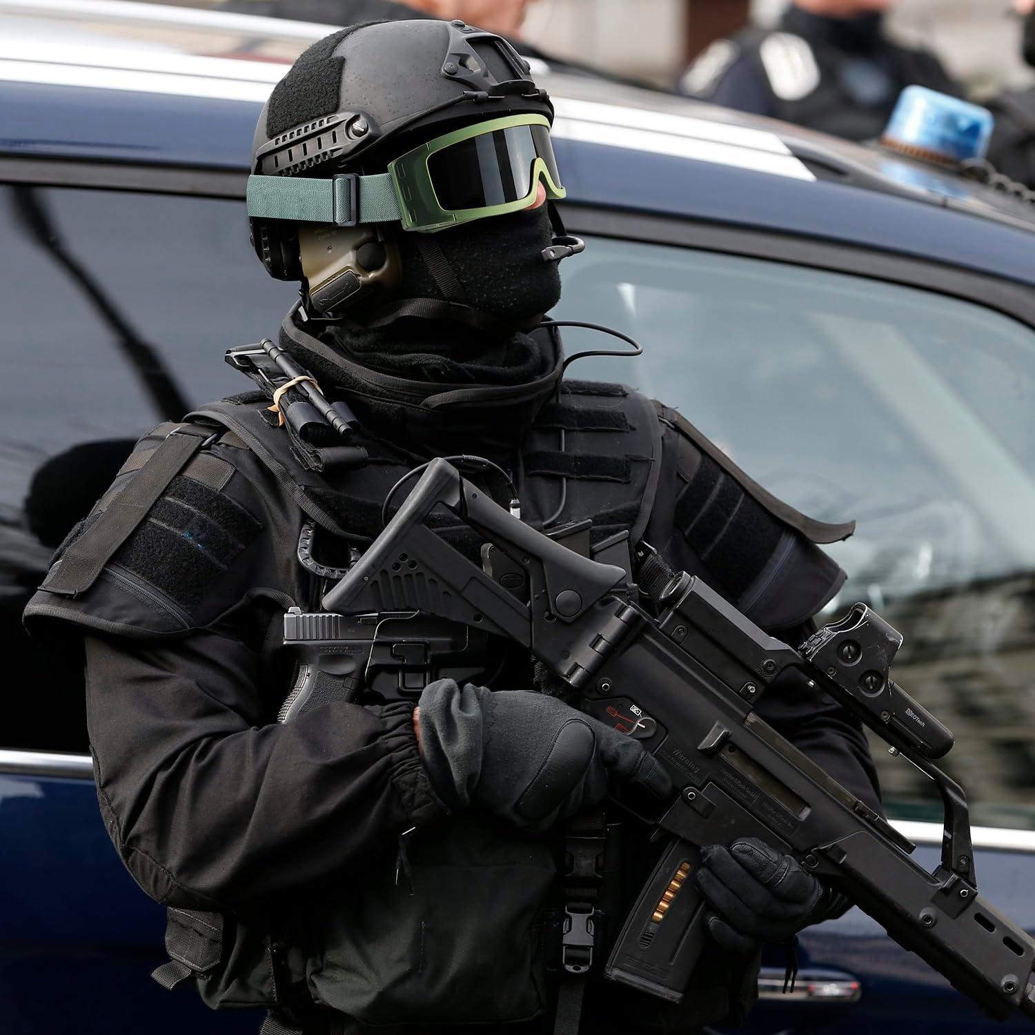 Gafas Tácticas SPOSUNE Anti Niebla con 3 Lentes Intercambiables