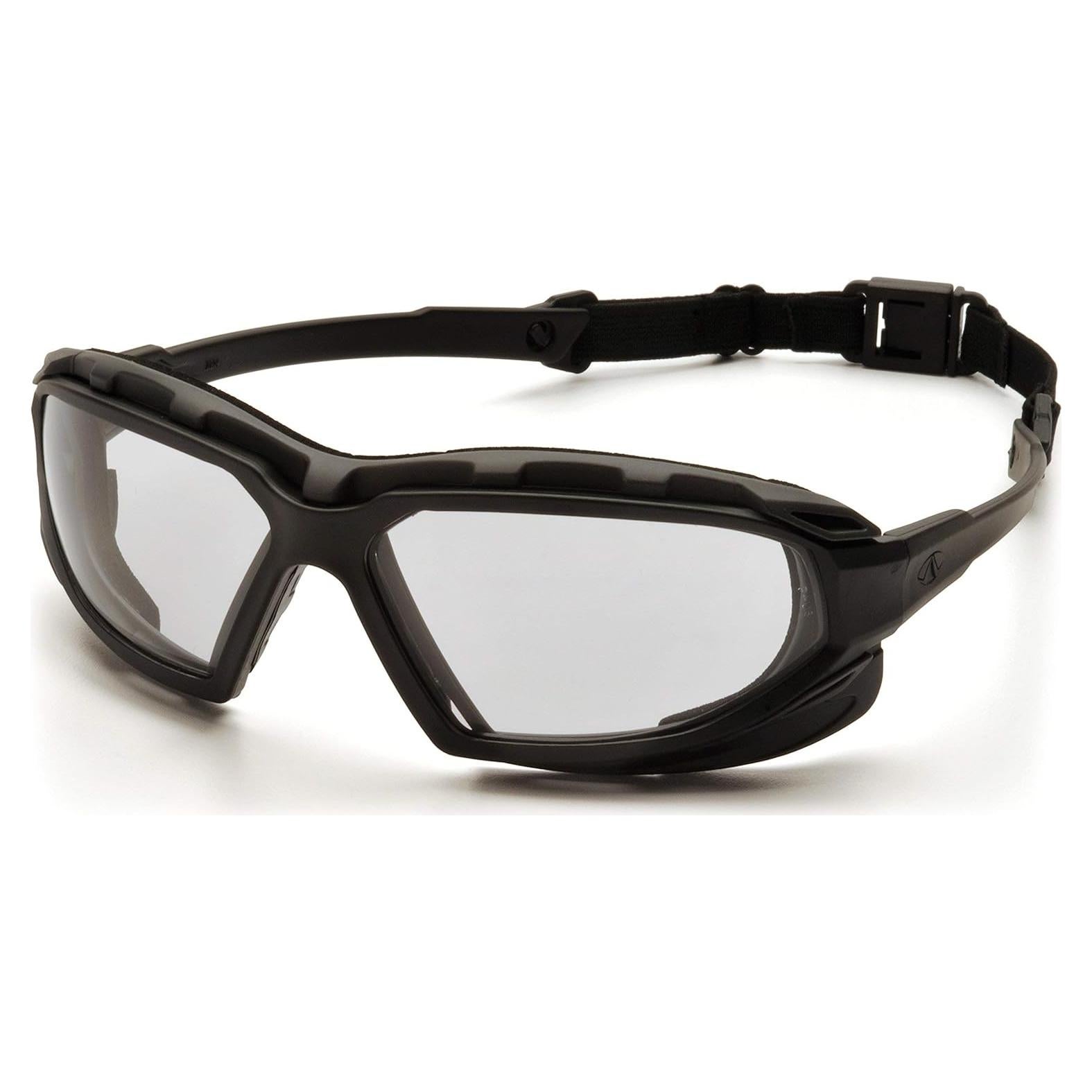 Gafas de Seguridad Pyramex Highlander XP, Antivaho, Negro-Gris