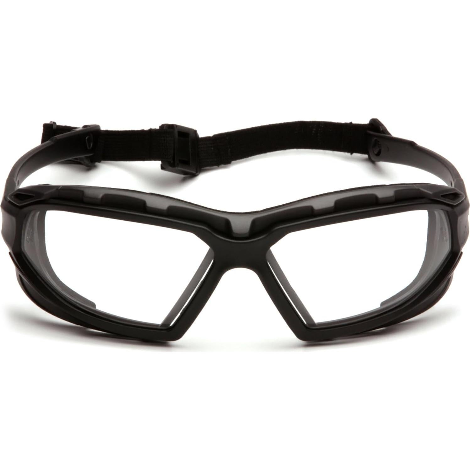 Gafas de Seguridad Pyramex Highlander XP, Antivaho, Negro-Gris