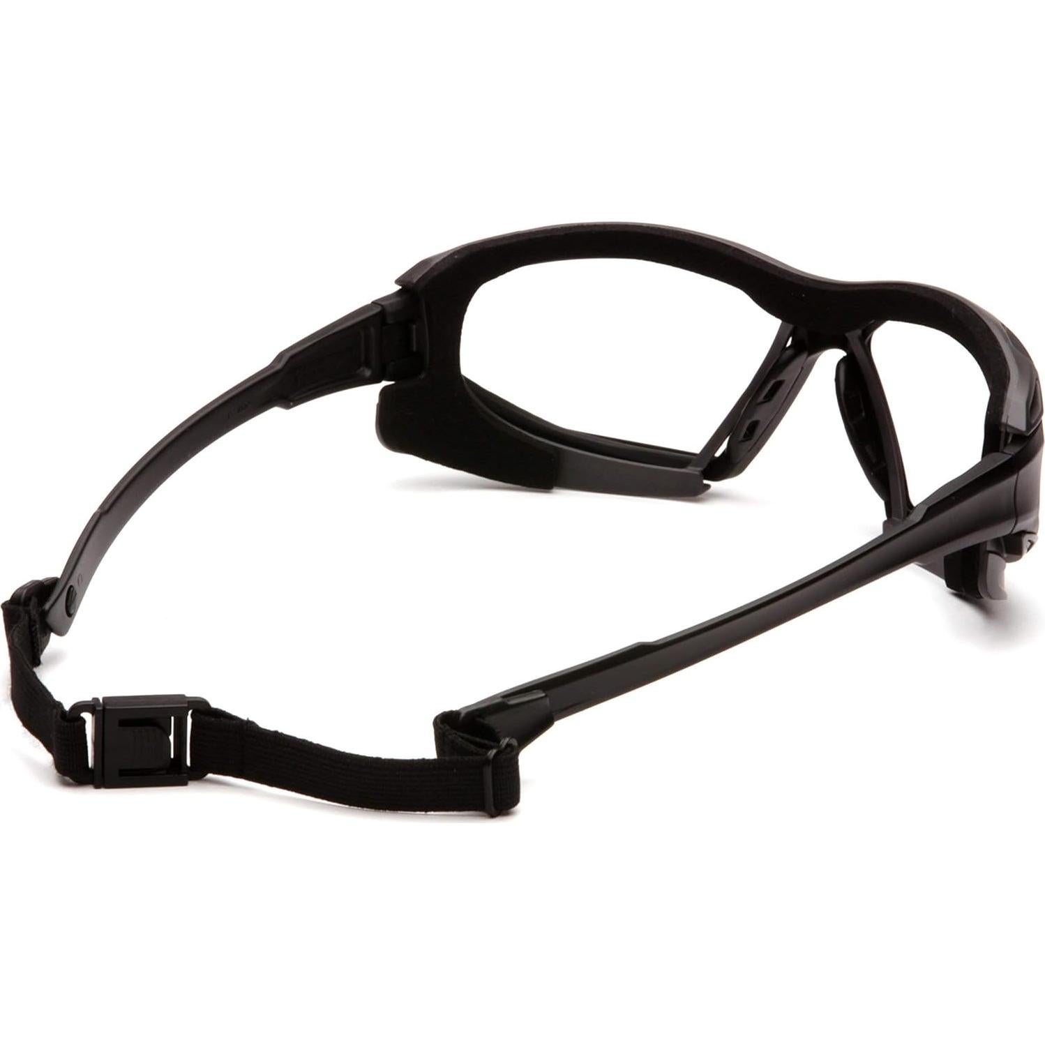 Gafas de Seguridad Pyramex Highlander XP, Antivaho, Negro-Gris