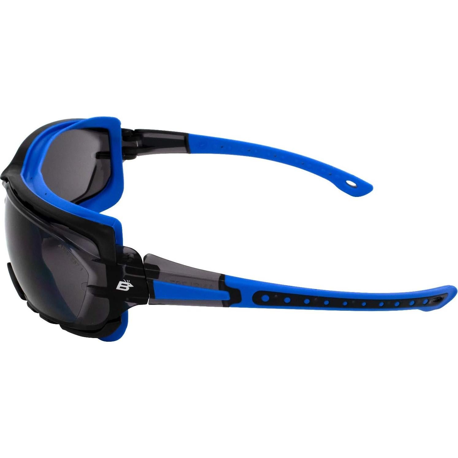 Gafas de seguridad acolchadas Birdz Eyewear con lentes ahumados y claros