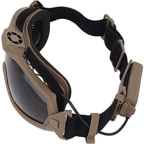 Gafas de Airsoft H World Shopping con Ventilador y Lentes Intercambiables
