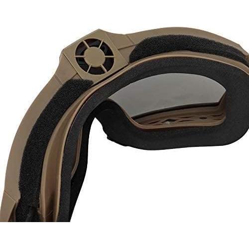 Gafas de Airsoft H World Shopping con Ventilador y Lentes Intercambiables