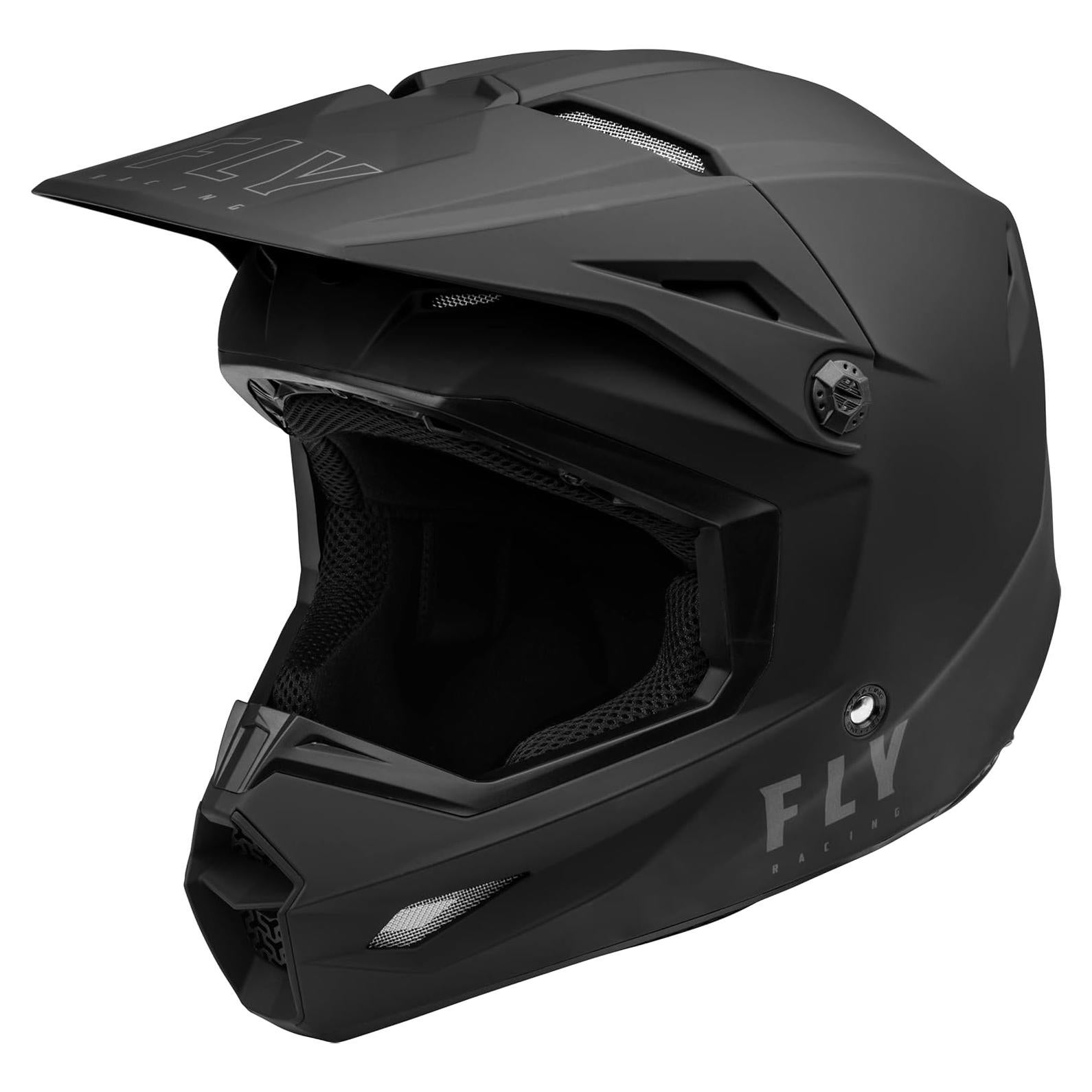 Casco Kinetic Adulto Fly Racing 2023 Negro Mate XX-Large