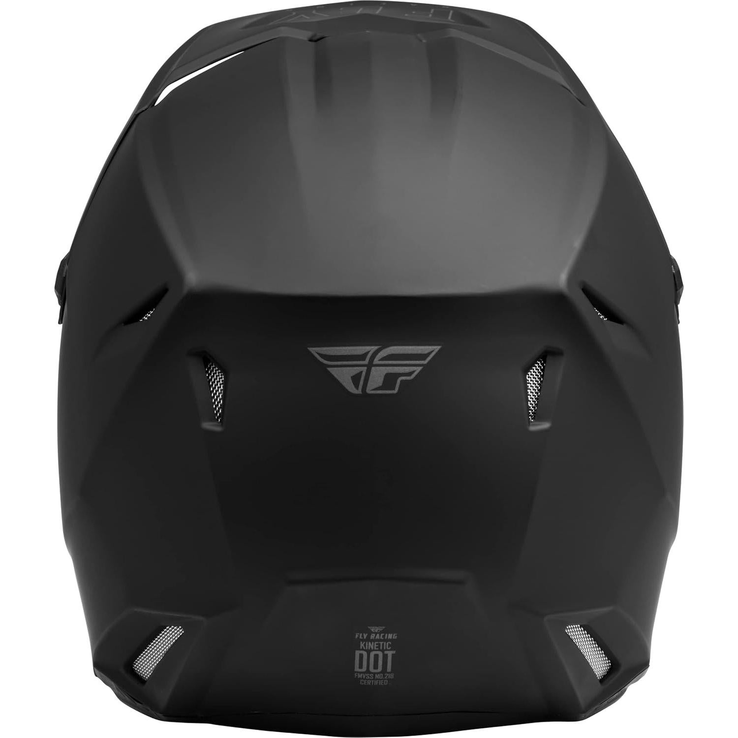Casco Kinetic Adulto Fly Racing 2023 Negro Mate XX-Large