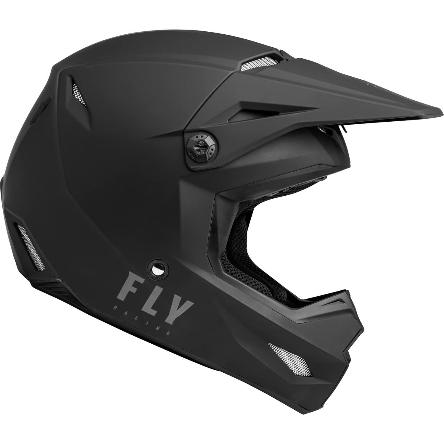 Casco Kinetic Adulto Fly Racing 2023 Negro Mate XX-Large