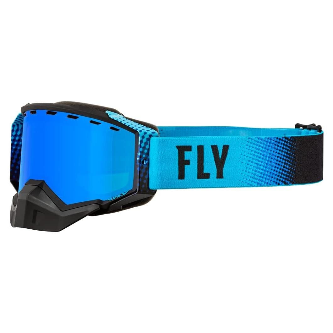 Gafas de Nieve Fly Racing Zone Negro/Azul con Lente Ámbar