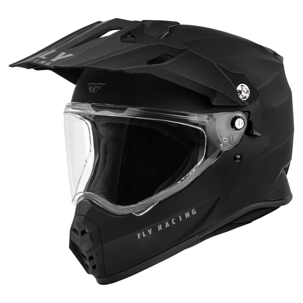 Casco Trekker Fly Racing Negro Mate Pequeño 2.17kg