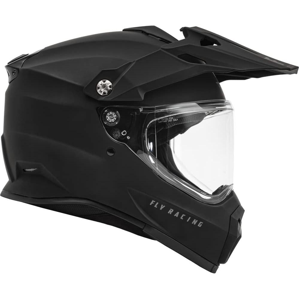 Casco Trekker Fly Racing Negro Mate Pequeño 2.17kg