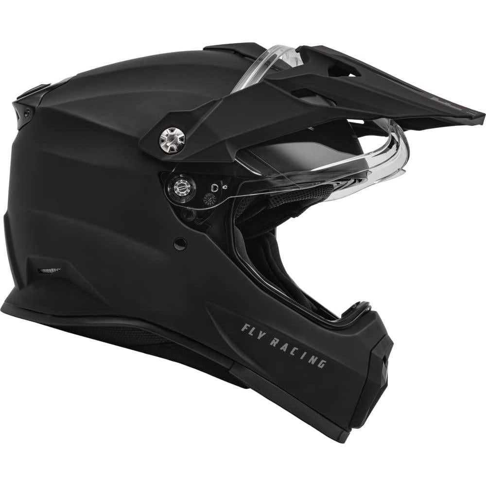 Casco Trekker Fly Racing Negro Mate Pequeño 2.17kg