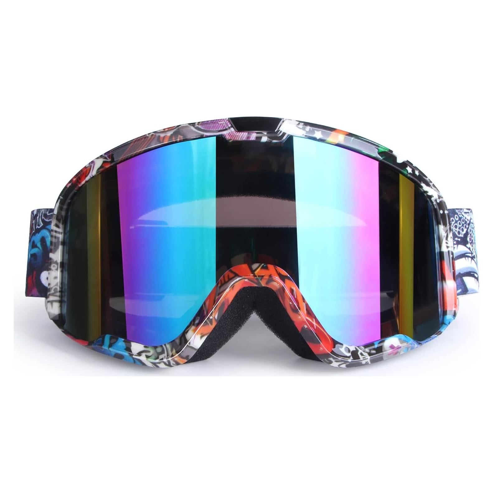 Gafas de Motocross LMAVAG Graffiti UV400 Antideslizantes