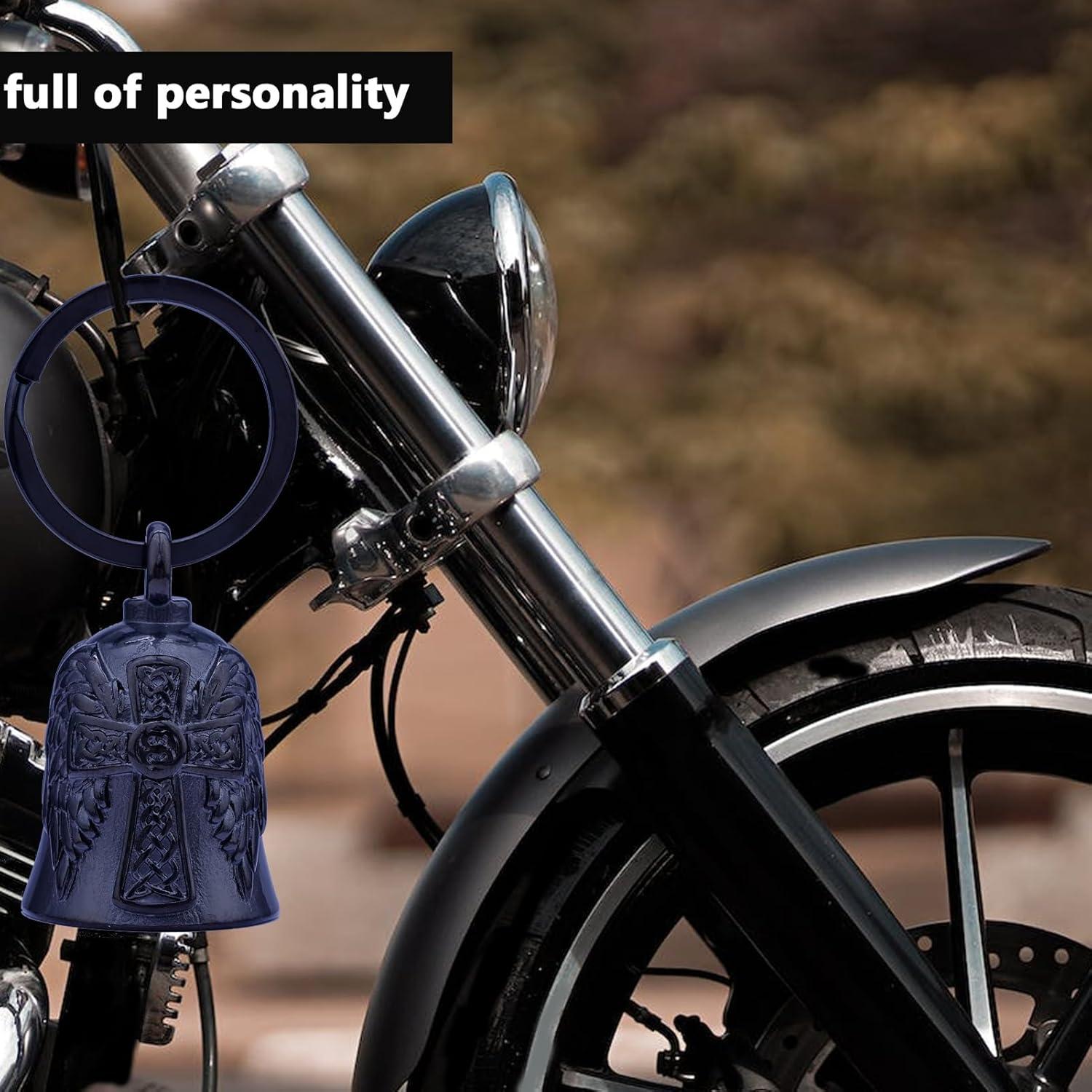 Campana de Motocicleta CYZBTBl 3D Negra - Accesorio de Seguridad