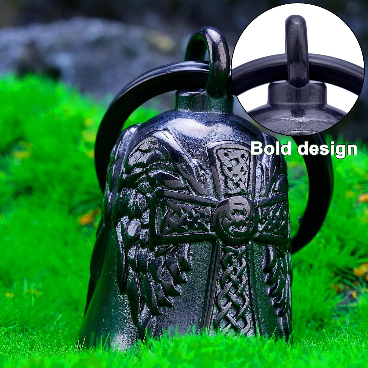 Campana de Motocicleta CYZBTBl 3D Negra - Accesorio de Seguridad