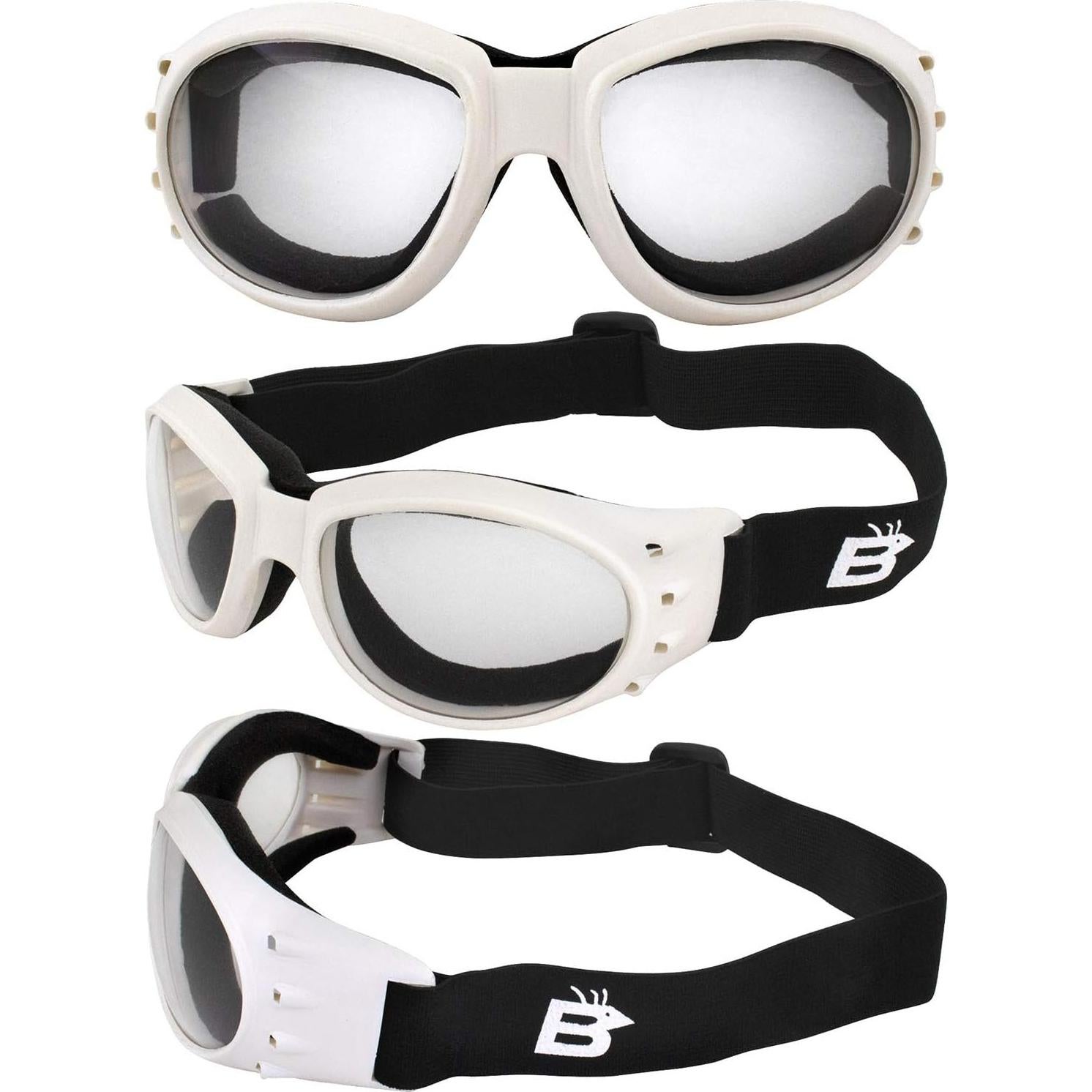 Gafas de Protección Birdz Eyewear Eagle para Motocicleta y Paracaidismo - 2 Pares