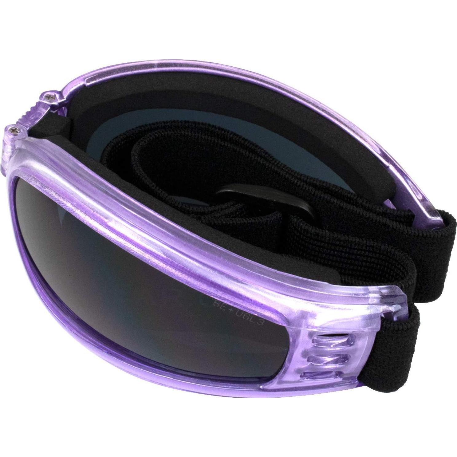 Gafas de sol Birdz Cardinal para mujer, marco morado, lentes UV400