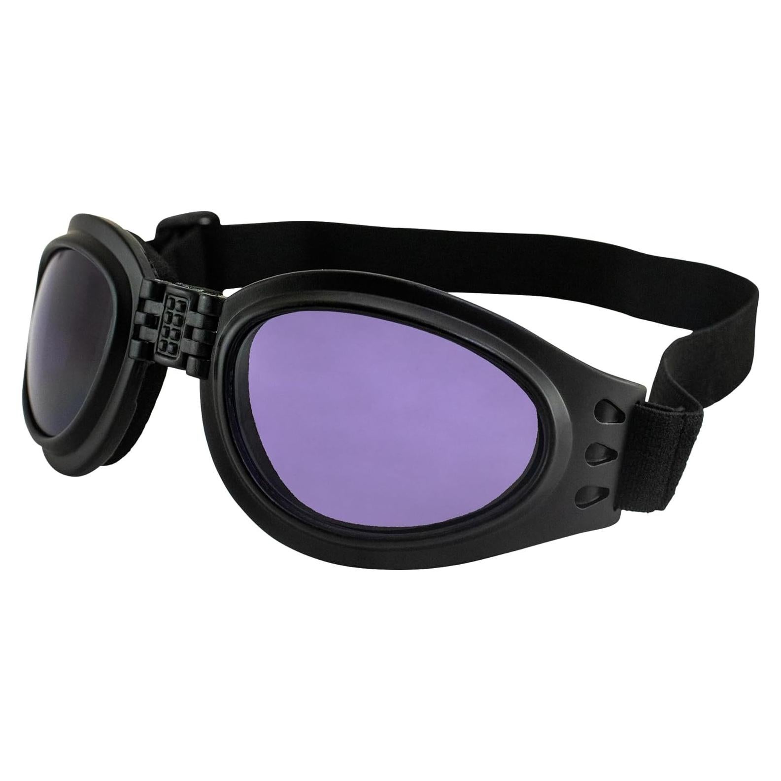 Gafas de Motocicleta Birdz Eyewear Parrot Plegables Neopreno Lente Púrpura