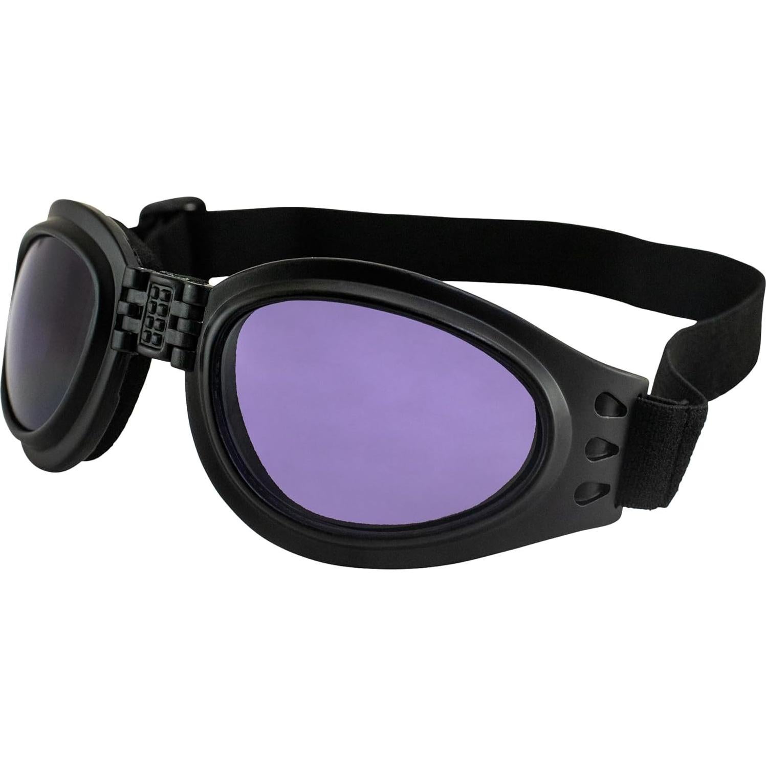 Gafas de Motocicleta Birdz Eyewear Parrot Plegables Neopreno Lente Púrpura