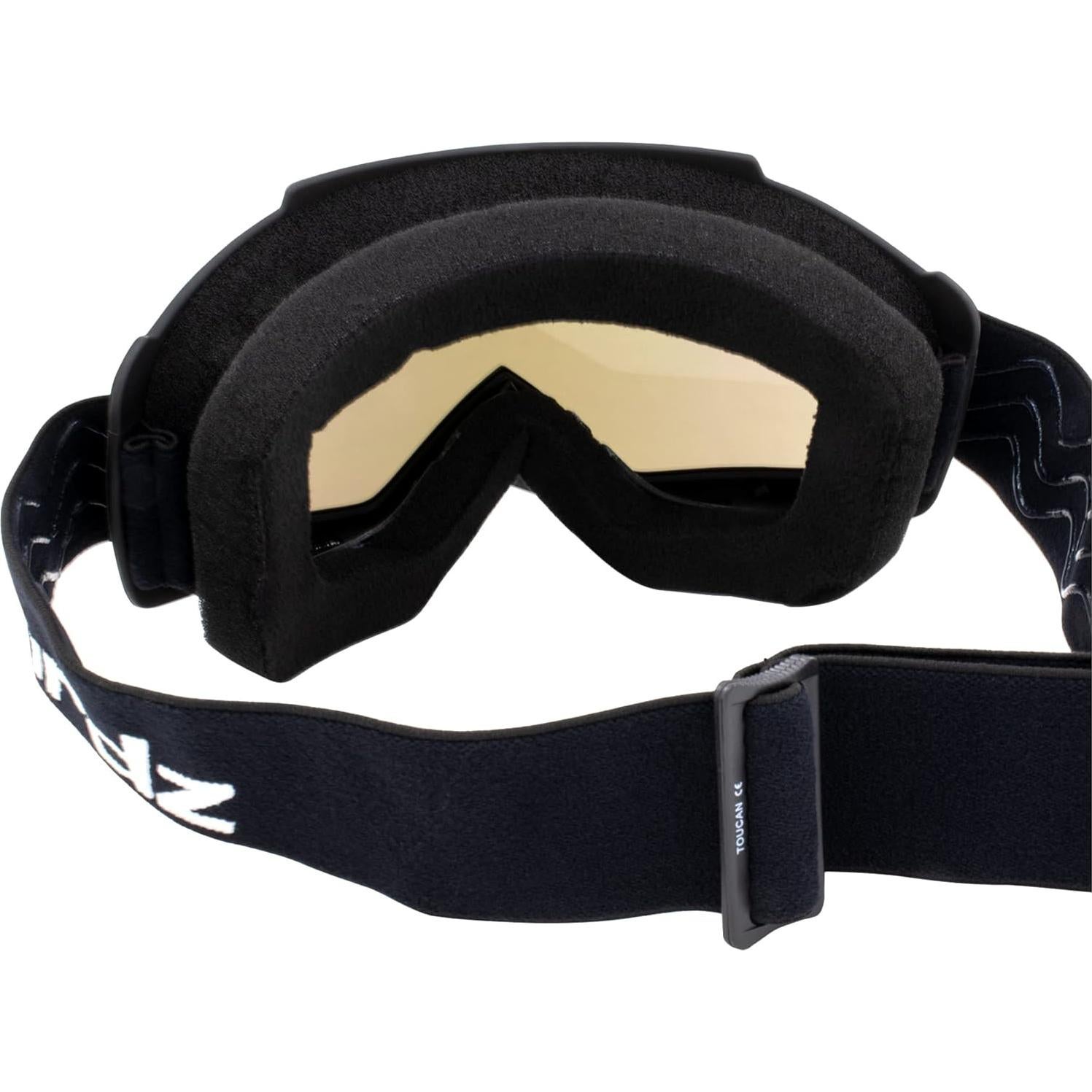 Gafas de motociclismo Birdz Tucán con lentes espejo rojas y azules