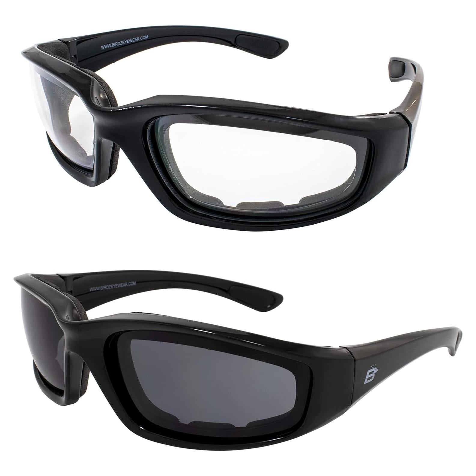 Gafas de sol para motocicleta Birdz Oriole, acolchadas, UV400