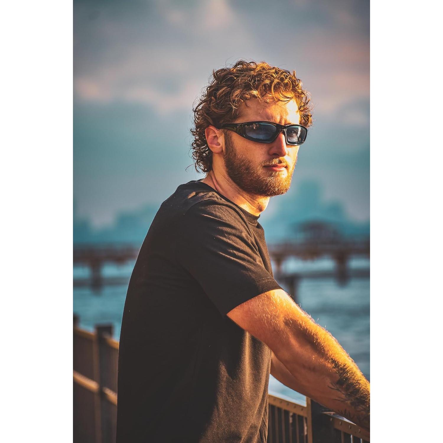 Gafas de sol para motocicleta Birdz Oriole, acolchadas, UV400