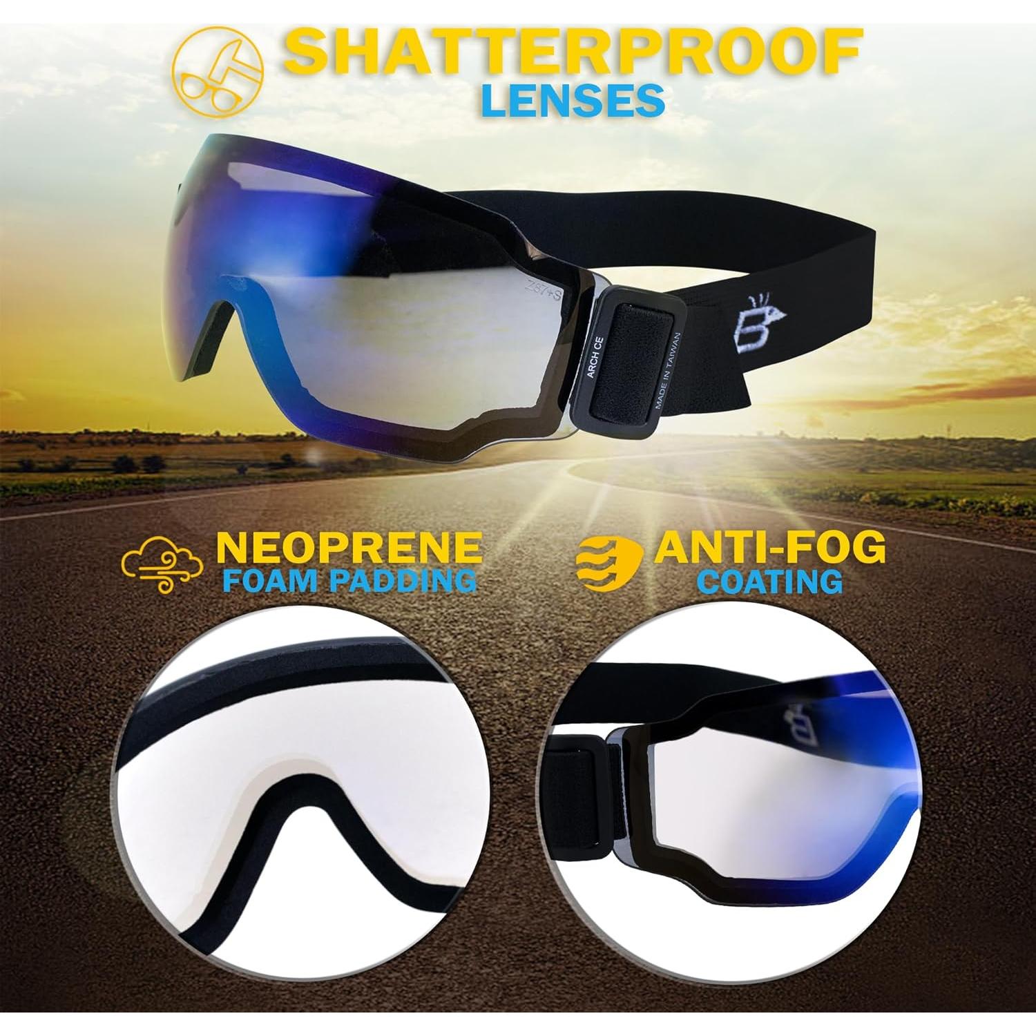 Gafas de Seguridad Acolchadas Arch Sports Birdz UV400 Unisex