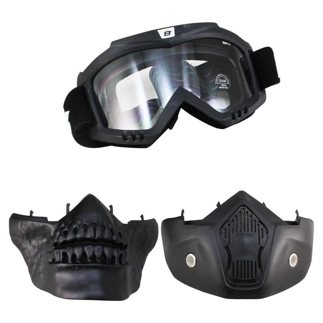 Gafas de Motociclismo Birdz Skylark con Máscara Desmontable