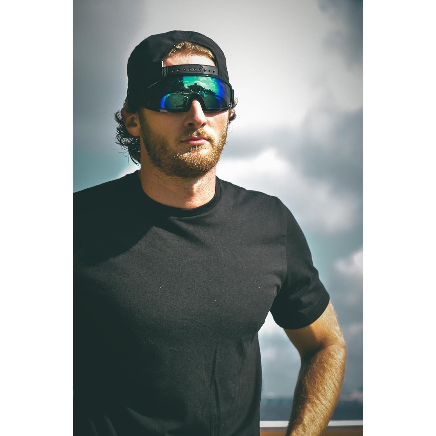 Gafas de Seguridad Birdz Robin - 2 Pares Lentes Amarillos y Azules