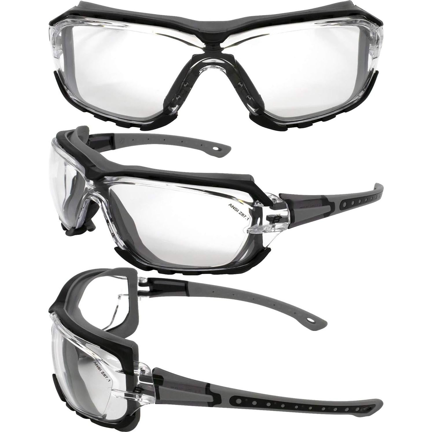 Gafas de seguridad Birdz Eyewear Gasket 3 pares con lentes