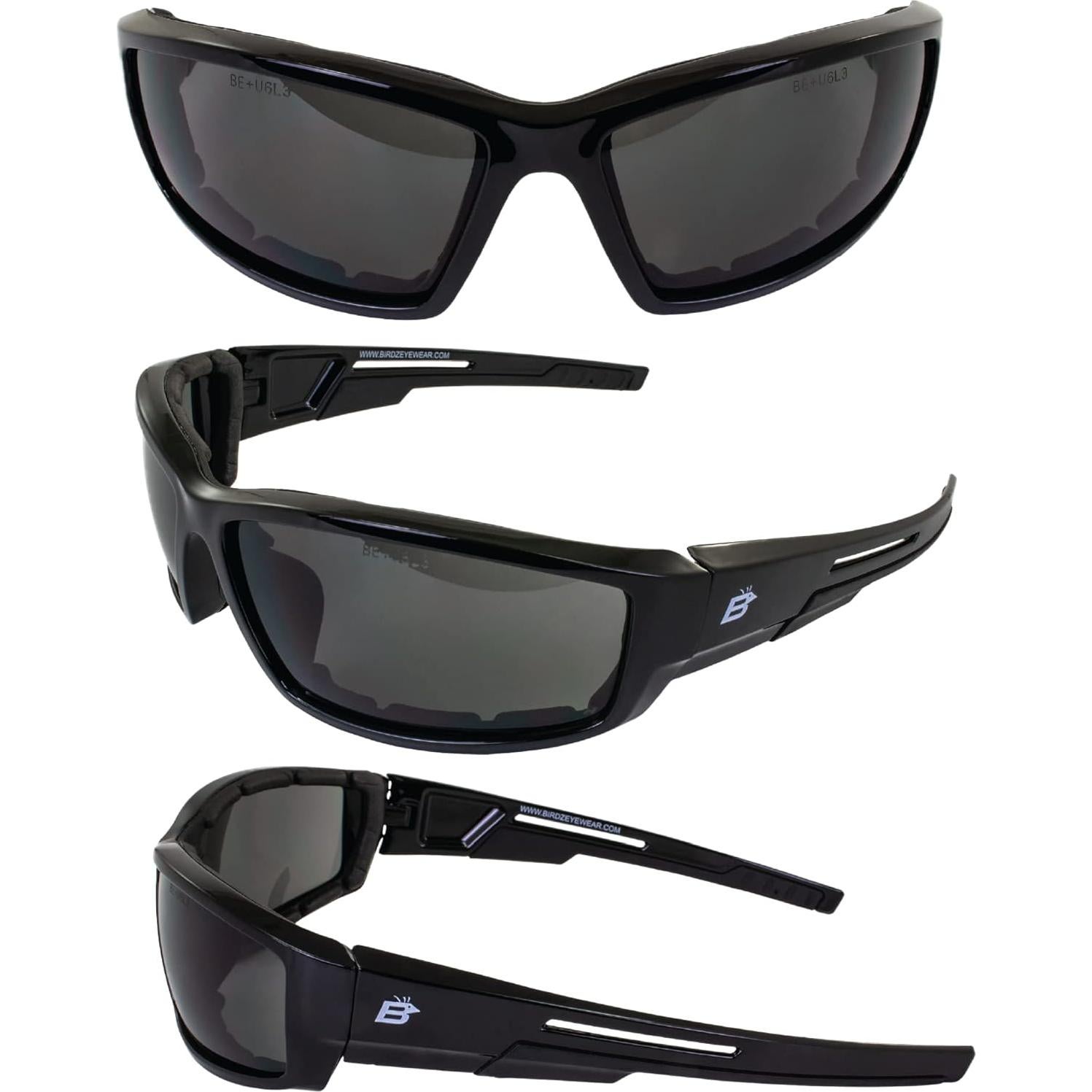 Gafas de sol Birdz Eyewear Swoop para motocicleta con lente amarilla