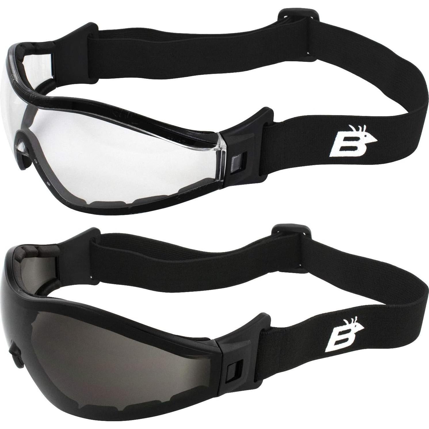 Gafas Birdz Boogie 4 Pares con Acolchado para Motocicleta y Esquí