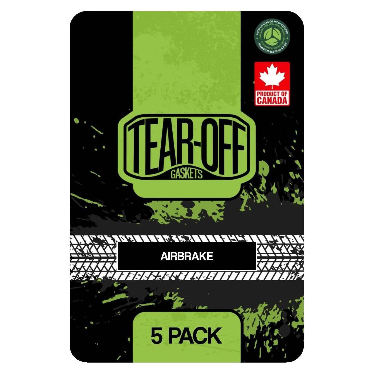 Juntas Tear Off TOGS para Gafas Oakley Airbrake - Paquete de 5