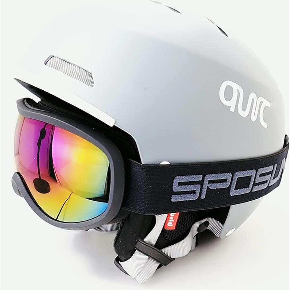 Gafas de Esquí SPOSUNE Antivaho UV Doble Lente Unisex