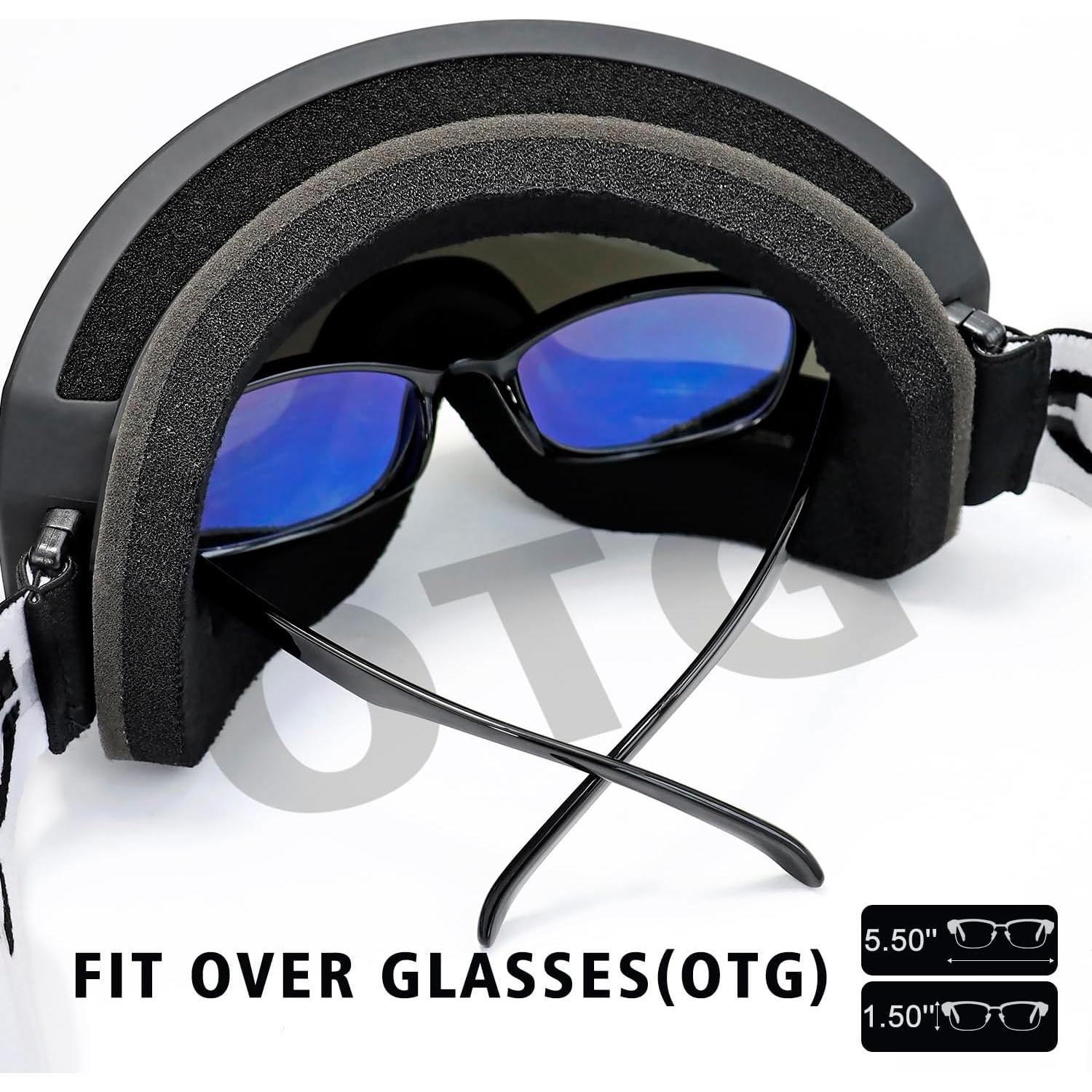 Gafas de Esquí Doble Lente SPOSUNE UV400 Antivaho Unisex