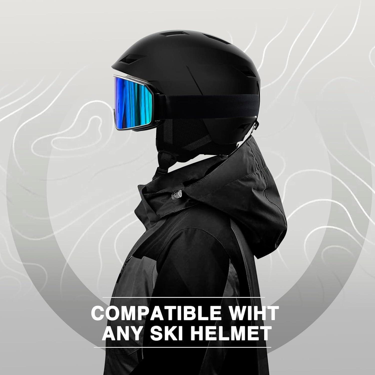 Gafas de Esquí Doble Lente SPOSUNE UV400 Antivaho Unisex