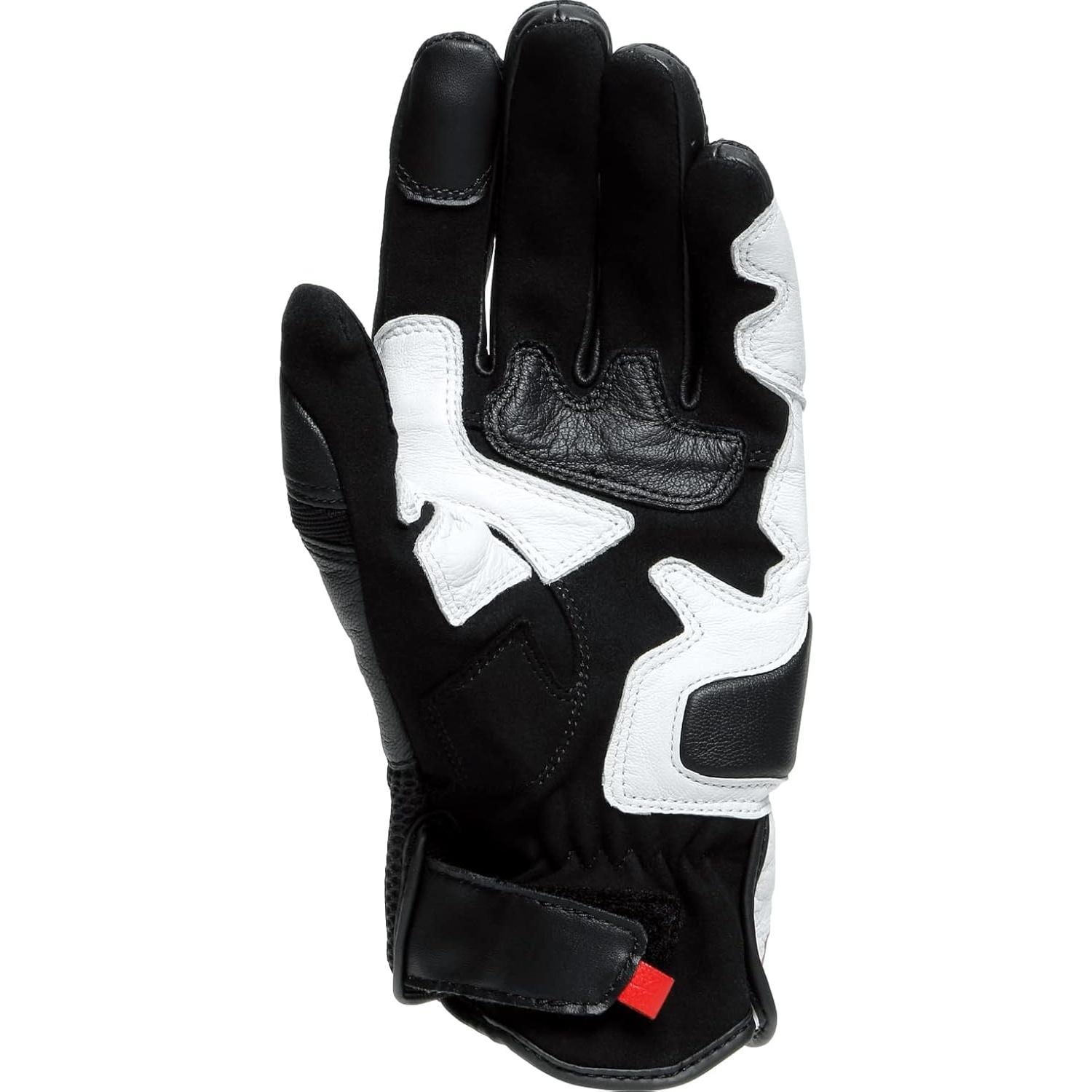 Guantes de motocicleta Dainese Mig 3 de cuero XL Negro/Blanco/Rojo