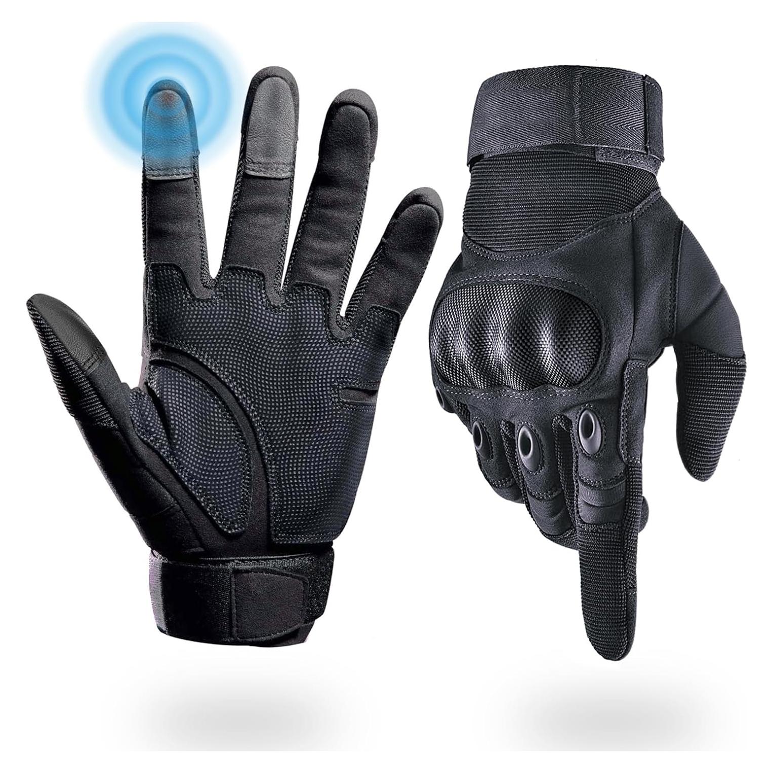 Guantes Tácticos Liovoras TG-1 para Motocicleta y Ciclismo