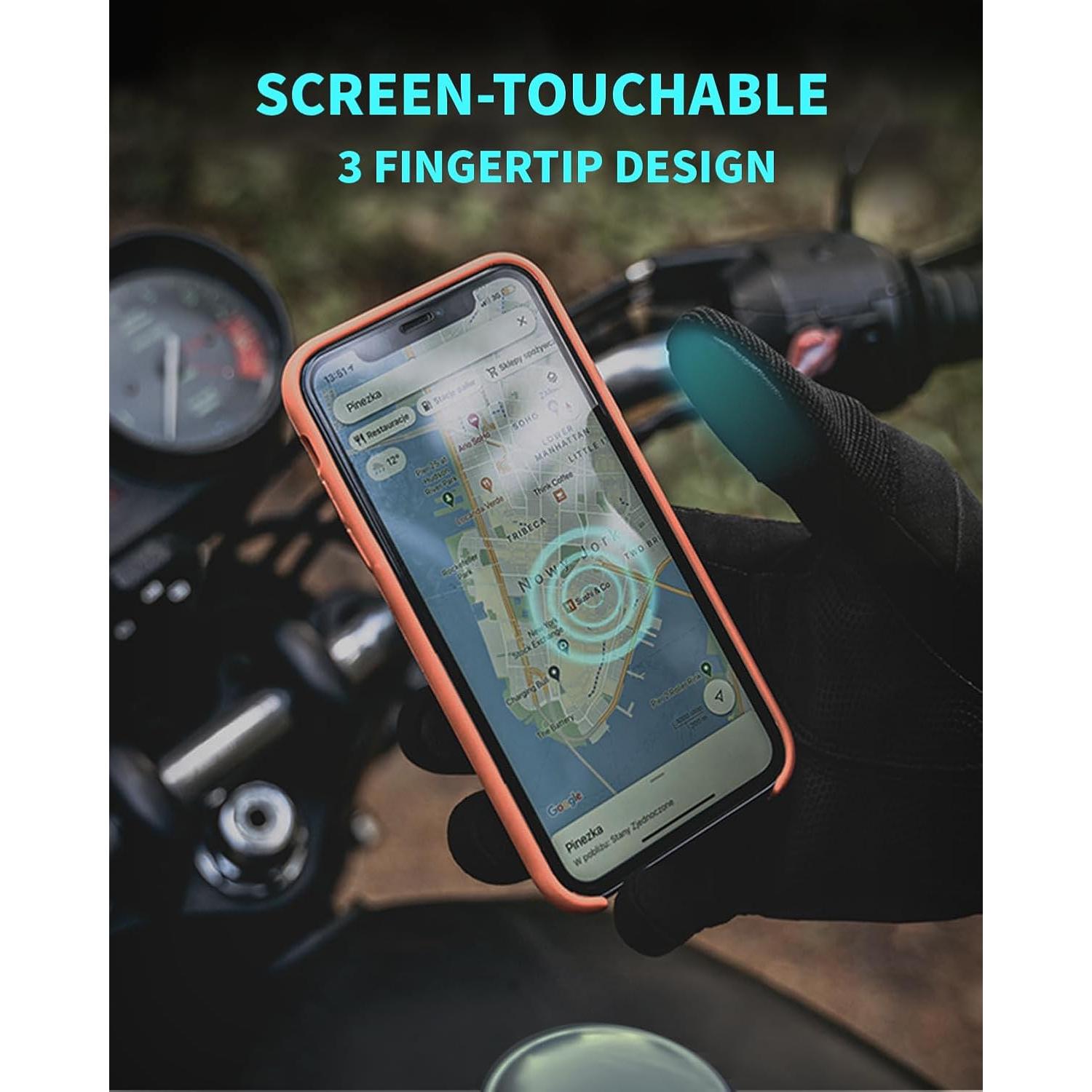 Guantes Tácticos Liovoras TG-1 para Motocicleta y Ciclismo