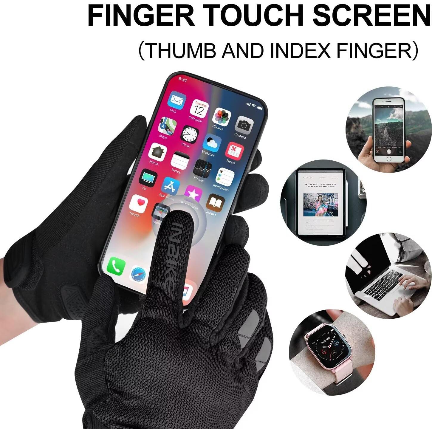 Guantes de Motocicleta INBIKE I24MG618 Transpirables Táctiles