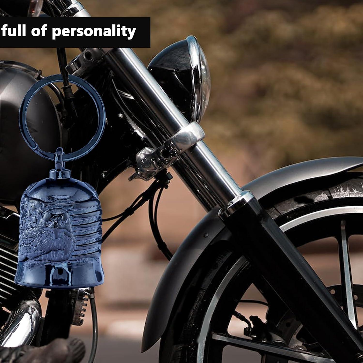 Campana de Motocicleta CYZBTBl 3D Acero Inoxidable Negra
