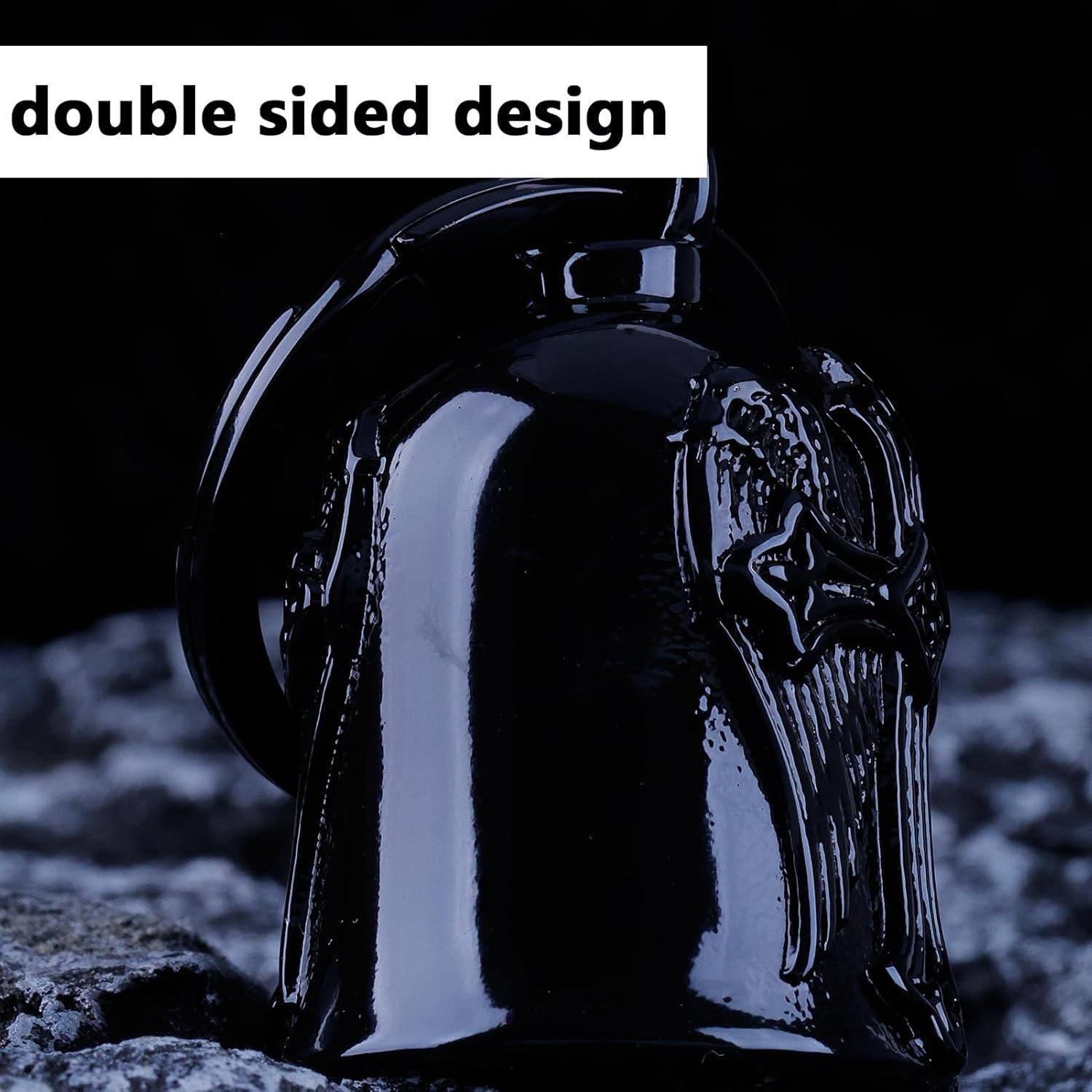 Campana de Moto AilRabbit 768472182753 Doble Cara Negra