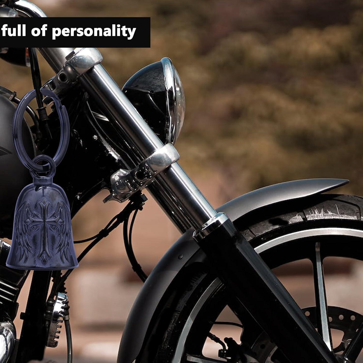 Campana de Ángel para Motociclistas CYZBTBl - 3D Negra